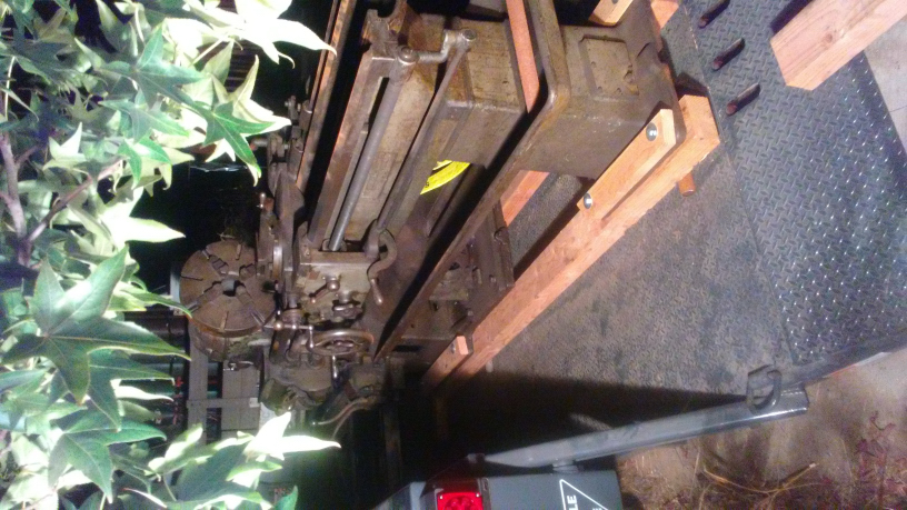 Back home on the trialer